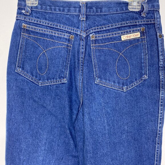Vintage 1980's Calvin Klein Jeans High Rise Size 14 Made in the USA 100% Cotton - Picture 7 of 12
